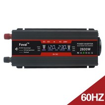 태양광 220 500w 컨트롤러 주택용 인버터 가정용 700w 태양광인버터3kw 60HZ LCD 디스플레이 DC 12V에서 AC 220V 230V 1500W/2000W/2600W, 2600W 60Hz