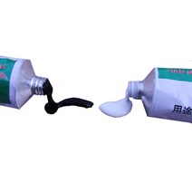 견고한 704 2pcs 45g 고온 방지 고정 실리콘 고무 절연 씰링 접착제 방수 열 전도성, 한개옵션0, 03 1 Black and 1 White