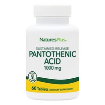 네이쳐스플러스 비타민B5 판토텐산 1000mg 60정, 1개, 기본