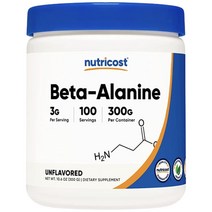 Nutricost 뉴트리코스트 베타 알라닌 파우더 300g, 1개, 기본