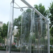 투명 바람막이 pvc 커튼 대형천막 비닐천막 방풍 방수천, 0.3mm투명1.6x3m