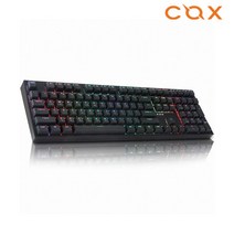 COX 콕스 모나크108 교체축 RGB 한영 이중사출 PBT 체리 키보드, 갈축