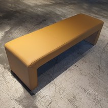 대성쇼파 ㄷ자형 벤치쇼파 3인용(1500mm), DS 150(라이트 오렌지)