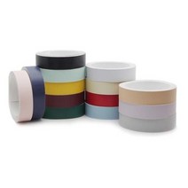 제본테이프 50mm x 10M 택1 컬러 마스킹 커버링 표지 종이 제본라벨 라벨지, 색상, 황색