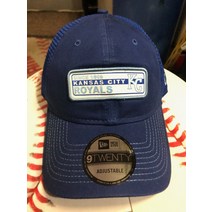 New Era 캔자스시티 로열스 1969년 이후 설립된 MLB 패치 로고 메쉬 스냅백 캡 모자