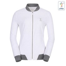 LPGA골프 (LPGA) 여성 시즌패턴 프린트 윈드브레이커 (L201WB702P_BLK)