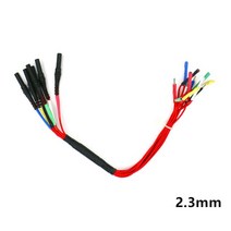 Hantek-HT306 자동차 오실로스코프 6 채널 4 가지 다기능 리드 범용 케이블 진단, [03] 2.3mm Red, 03 2.3mm Red