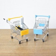 쇼핑오션미니 쇼핑 카트 미니정리함 인테리어미니어처 인테리어소품 소품 소품수납함+dhtustyvld, 상품택1*그린