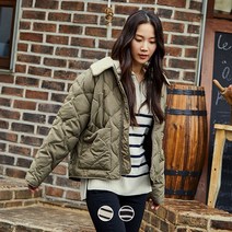 [지오다노] 352923 여 7GG 하프집업 스트라이프 스웨터