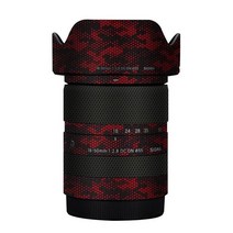 셀프촬영 18-50 F2.8 렌즈 비닐 데칼 스킨 시그마 18-50mm F2.8 DC DN 컨템포러리 소니 마운트 프리미엄, 13 Mamba Red