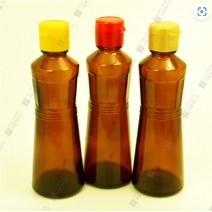 갈색 기름병 참기름 들기름 소스 양념공병 330ml 35병, 적색