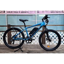 [삼천리자전거 플러스샵] 팬텀 HX 삼천리 2023년 26인치 MTB 전기 자전거 7단 파스 / 스로틀 겸용 - 100% 완조립 배송 / 사은품 증정 / 헬멧 증정, 메탈릭 블루 - 100%완조립 배송