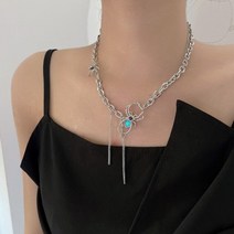 보석 알함브라 목걸이 스파이더 여성 레드 스탈 여성 패션 스탈 펜던트