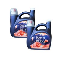 다우니 인퓨전 블리스 섬유유연제 스파클링 앰버 앤 로즈 본품, 3.4L, 2개