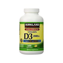 커클랜드 비타민D3 2000 소프트젤 600정, 1개, 기본