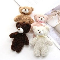 퀼트가게의류소품과 가방 뽀글이 인형 대 3종류 4color, 토끼, 그레이