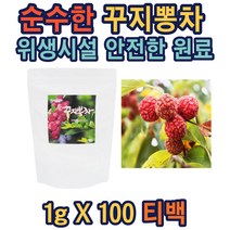 꾸지뽕차 100티백 꾸찌뽕 무첨가 국산 100% 뽕잎차