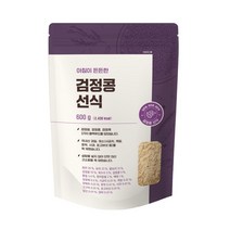 엄마사랑 레트로 아침이 든든한 국산 검은콩 선식 600g (사탕증정), 1