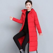 단색 후드 롱 패딩 여성 슬림핏 점퍼 숙녀 직장인 오피스 데일리룩