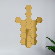 아크릴거울16pcs 부착형 붙이는 디자인 인테리어 P/S:8C818E JH+7060EA : 거울 아크릴거울 육각거울 무프레임거울 벽부착거울 부착형거울 붙이는거, jh ; 본상품선택