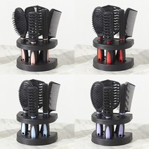 헤어 브러시 빗 7종세트 미용빗 헤어빗 브러쉬 머리빗 드라이빗 롤 브러시 볼륨 미용, 1개, 브러쉬7종-퍼플