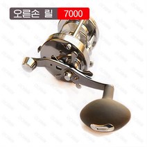 장구통릴 선상릴 베이트릴 장구통릴 강력제동력 경량 내구성릴, 6000, 왼손