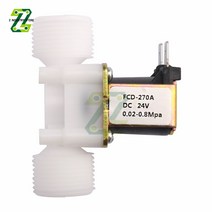 공압 부품 3/4 솔레노이드 밸브 12V 24V 220V 자기 공압 압력 컨트롤러 스위치 세탁기, 05 Right angle DC12V