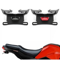 혼다 MSX125SF / MSX125그롬 GROM LED 번호판 브라켓 2016-2020, 레드, 1개