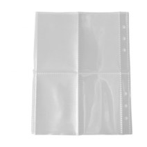 스크랩북 포토 초음파앨범 성장 6링 투명 사진 앨범 3 인치 루스 리프 포토카드 홀더 Kpop 카드 바인더, 06 10 inner pages