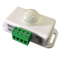 재실 감지기 모션 센서 DC 12V 24V 6A 자동 조절 PIR 스위치 LED 스트립 라이트 램프 용 IR 적외선 모듈, [01] BLACK