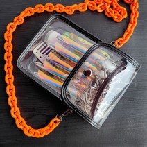 미용스텝 가방 가위집 헤어디자이너 크로스백 애견미용사, B