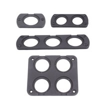 차박 DIY 소켓 매립형 볼트 메타 1구 2구 3구 4구 볼트메타 30 캠핑카DIY QC3.0 파이 홀쏘 카라반DIY, 3-브라켓-3구