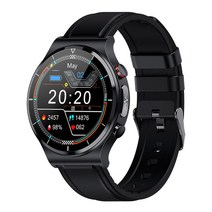스마트 워치 심박 계 수 측정 기 2022 ECG + PPG 건강 스마트 워치 안드로이드 ios 전화용 심박수 혈압 피, 05 belt black