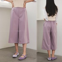 8835 (국내산) 여성 7부 통바지 밴딩 바지 팬츠 봄 여름 셔링