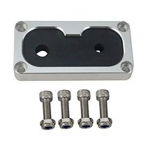 PTNHZ RACING Billet Firewall Shifter Cable Grommet Compatible for Civic Integra w/K-Series Swap Silv, SSBP02S, Silver