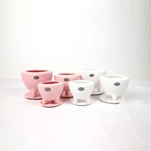 하모화분 우주선 원형 화분 BH500-502, 화이트
