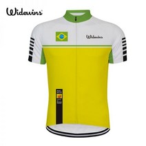 6540 Ropa 사이클링 저지 Ciclismo 디자인 브라질 로고 스포츠웨어 남성용 여름 편안한 패브릭