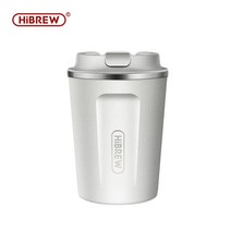 캡슐커피머신 자취생커피머신 캡슐커피자판기 hibrew 휴대용 교수형 귀 스타일 커피 열, 흰색 열 머그