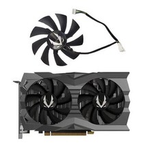 Jzwefdo 87MM 그래픽 카드 냉각 팬 GA92A2H DC12V 0.35A 비디오 교체품 Zotac GeForce RTX 2060/207TX 1660 슈퍼 미니 GPU 쿨러, Graphics Card Fan-B