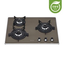 롯데대구 린나이 3구 빌트인 가스쿡탑 카라멜브라운 RBR-P6531BRD, LNG(도시가스), LNG(도시가스)