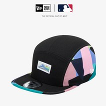 뉴에라 MLB HW 13338448 NE 아웃도어 패턴 캠프캡 제트캡 블랙, 없음