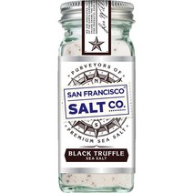 San Francisco Salt Company 샌프란시스코 솔트 컴퍼니 블랙 트러플 소금 4oz, 113g, 1팩