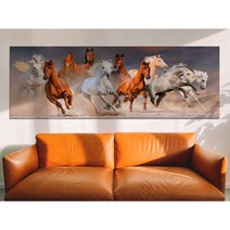 말 그림 팔마도 칠마도 그림 행운 캔버스 액자 사무실 활력 기운 행마도, 30.십마도