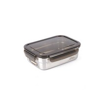 [ILLU]에스락 윈도우 스텐사각찬통 4호 850ml 밀폐용기 반찬 냉장고 밀폐 레스 주방혼수 혼수준비_hAeEA, 옵션▩무, ff본상품ff