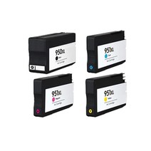 로켓잉크 HP OFFICEJET PRO 8600 8100 대용량 4색 세트 HP950XL HP951XL 데스크젯 호환 컬러 검정 출력, 4개입, 대용량 4색 호환 세트 상품 정품품질