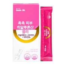 타이거아울렛 피부 보습 고함량 히알루론산 젤리 스틱 15포 x 1박스 맛있는 이너뷰티 먹는 수분 하이루론산 240mg 비타민D 비타민B6 히알루산 영양제, 단품, 단품