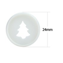 스노우보드바인딩부품 스노우보드바인딩 버튼바인딩 플라스틱 바인딩 링 크리스마스 트리 패턴 100 pcs24m, 01 WHITE
