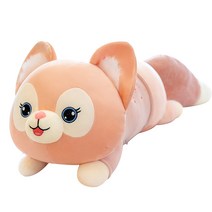 난예헌 러블리 여우 인형바디필로우, 분홍색
