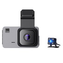 5채널블랙박스 4채널 3채널 화물차 룸미러 패달 블랙박스 와이파이 차량용 DVR 듀얼 렌즈 대시캠 전면 후면 카메라 자동차 비디오 레코더 24 시간 주차 모니터 블랙 박스 3.0, [02] Dual lens, [01] 32G