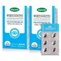 한미 루테인 지아잔틴 눈 영양제, 2박스 2개월분, 2박스